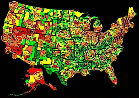 Map of the USA